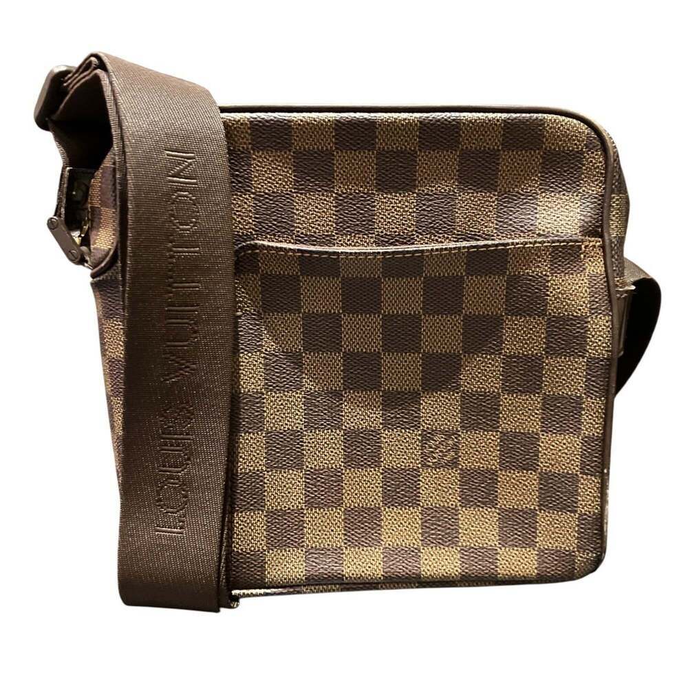 LOUIS VUITTON Brown Damier Leather Shoulder Bag